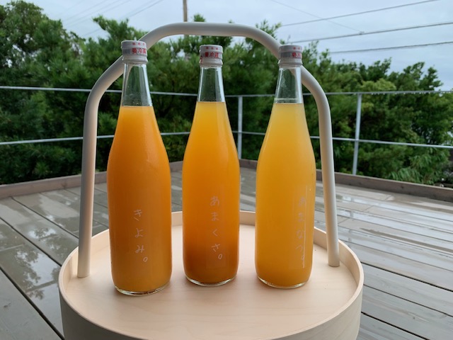福の浦で販売されている地元産みかんジュース